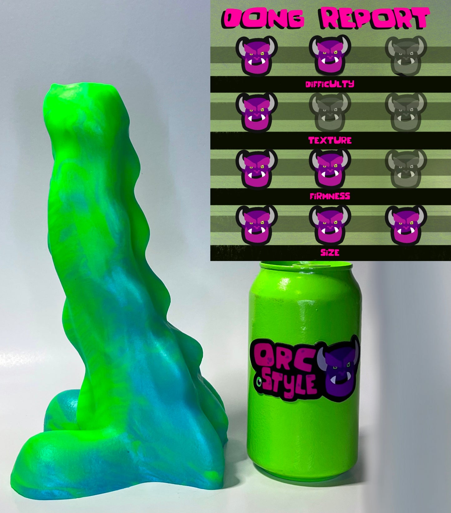 Thwak the Ridgeback Orc Dildo - Big
