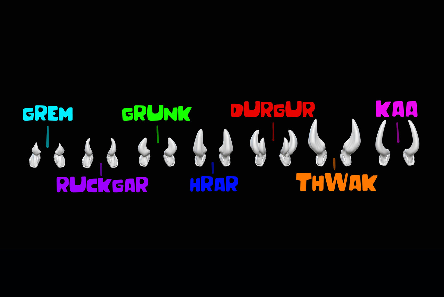 Ruckgar: Smol Orc Tusks