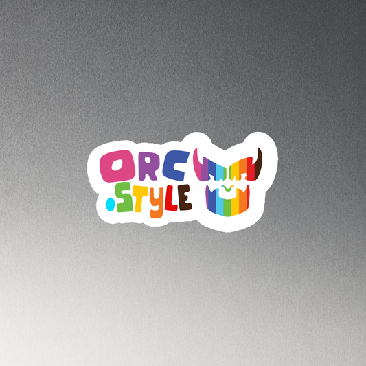 Orc Style Pride Logo Magnet