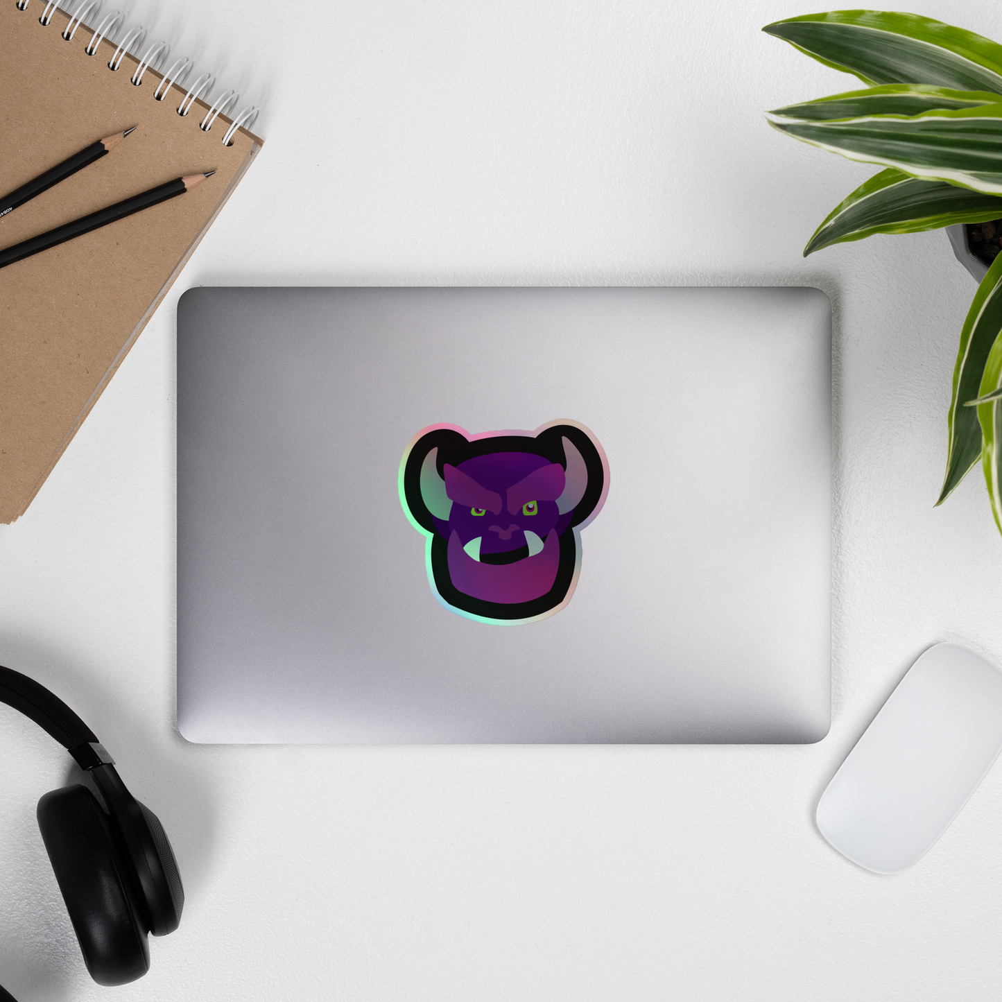 Grunk Logo Holographic Sticker