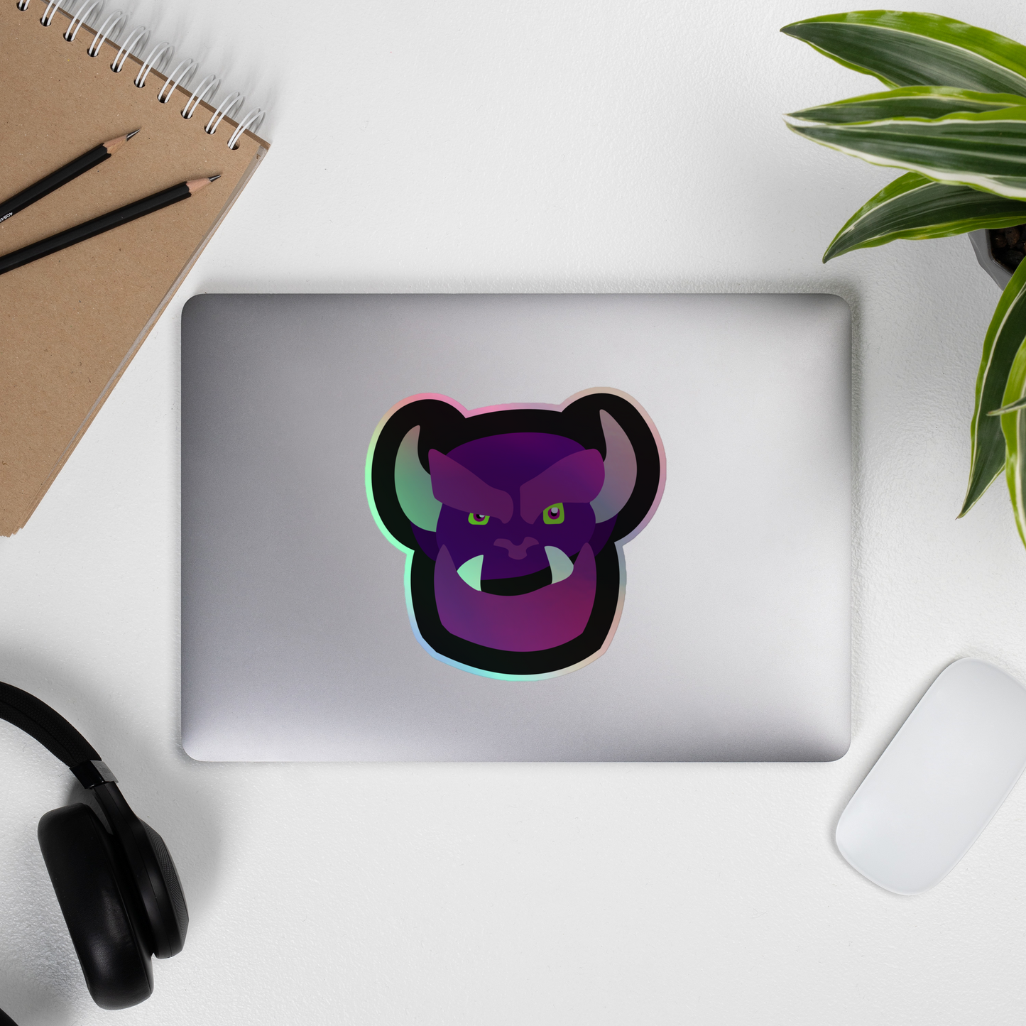 Grunk Logo Holographic Sticker
