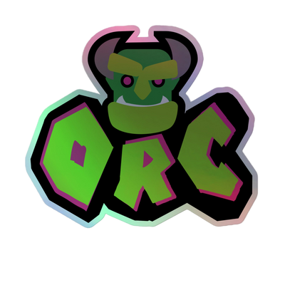 Orc Holographic Sticker