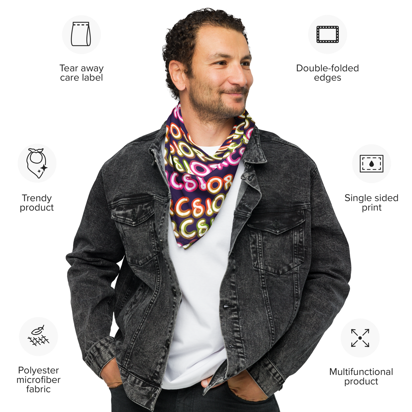 ORCS! ORCS! ORCS! Neon Bandanna