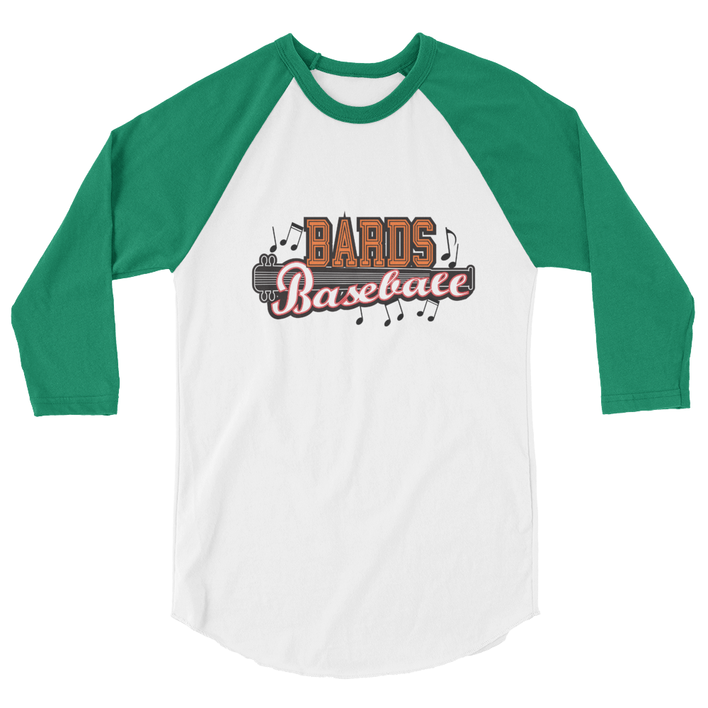 Bards Baseball 3/4 Sleeve Shirt