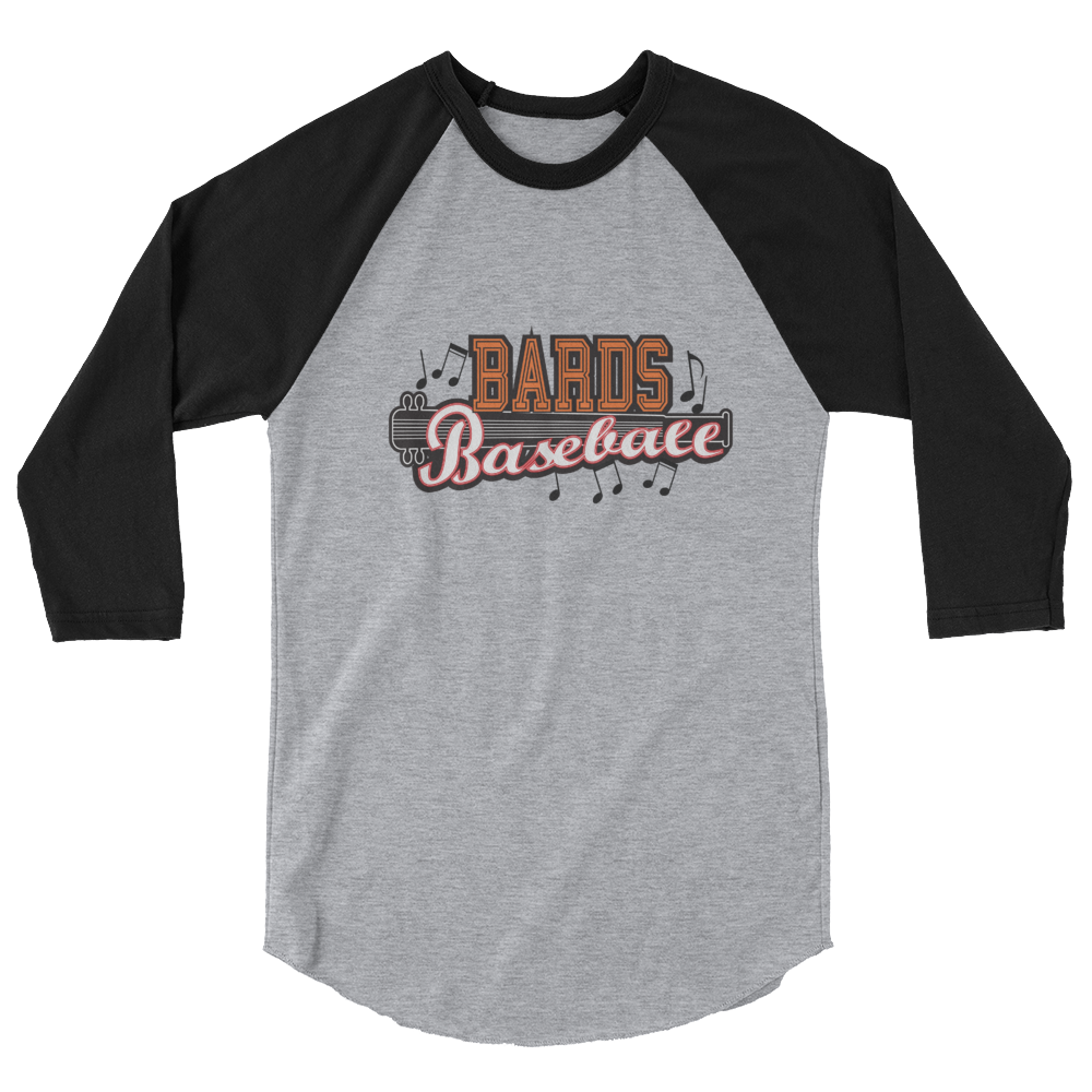 Bards Baseball 3/4 Sleeve Shirt