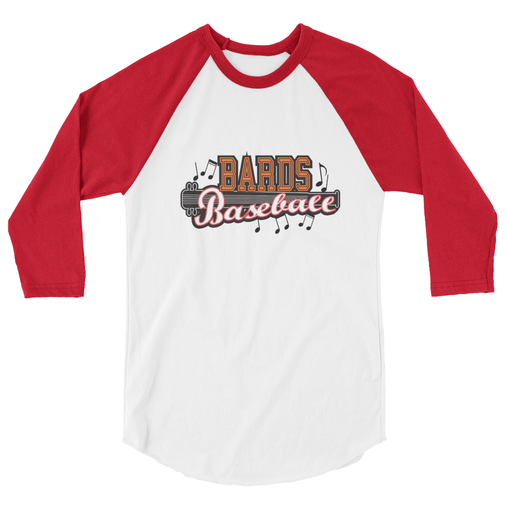 Bards Baseball 3/4 Sleeve Shirt