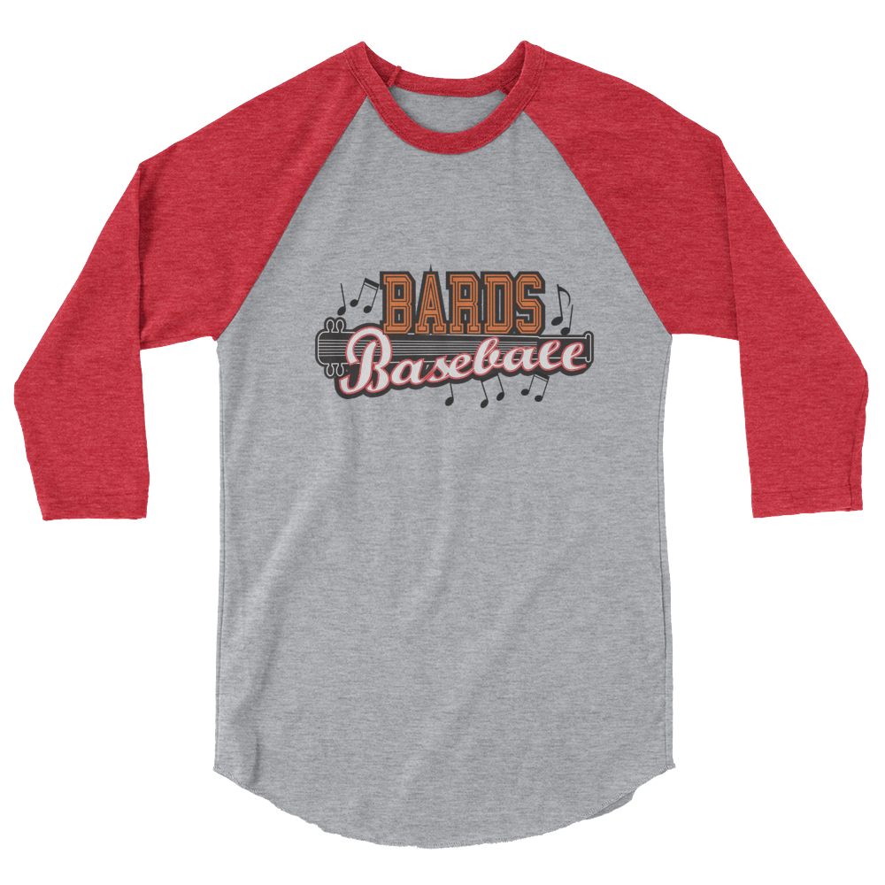 Bards Baseball 3/4 Sleeve Shirt
