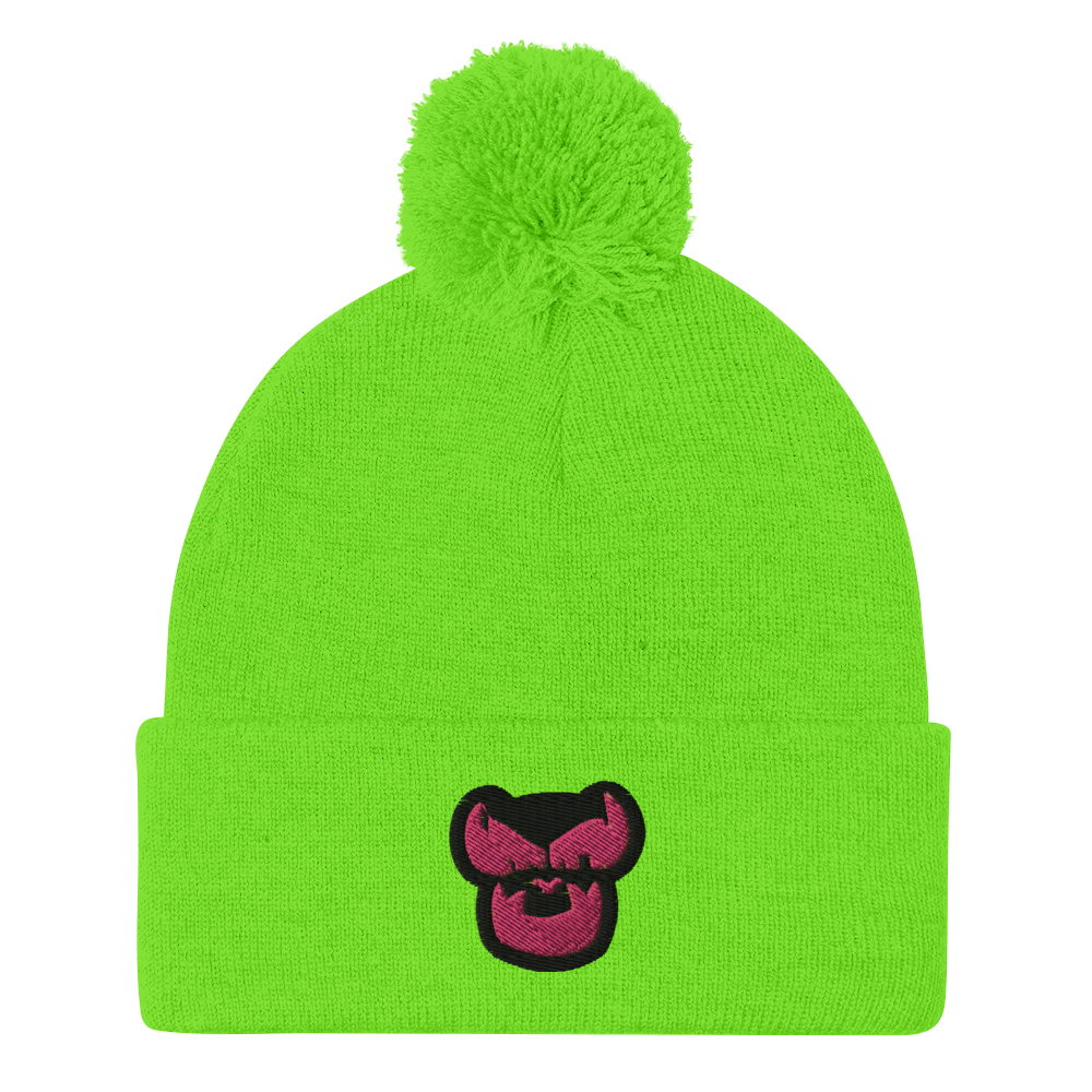 Grunk Neon Pom-Pom Beanie