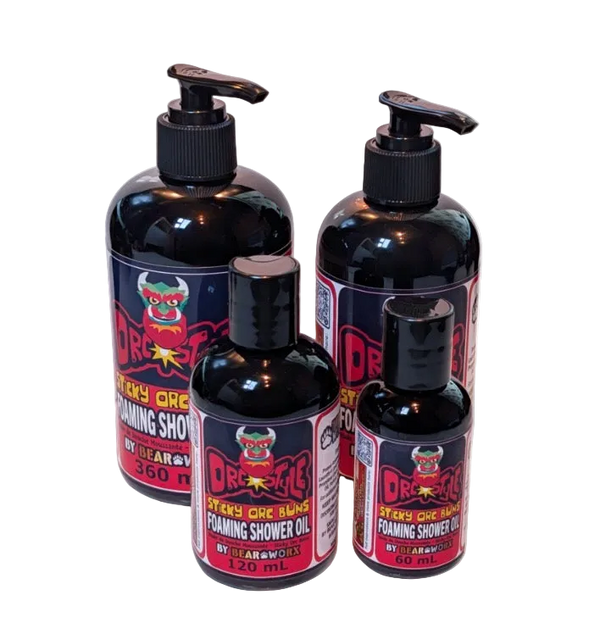 Thwak's Sticky Orc Buns – Foaming Shower Oil