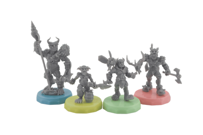 Wave 1 - Tabletop Miniatures - Grunk, Grem, Thwak & Hrar
