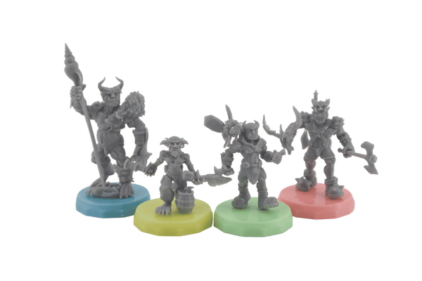Wave 1 - Tabletop Miniatures - Grunk, Grem, Thwak & Hrar