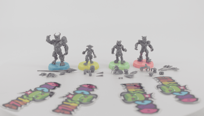 Wave 1 - Tabletop Miniatures - Full Set