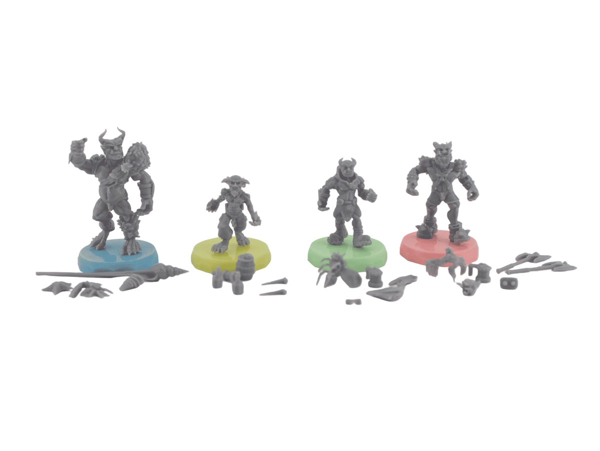 Wave 1 - Tabletop Miniatures - Grunk, Grem, Thwak & Hrar