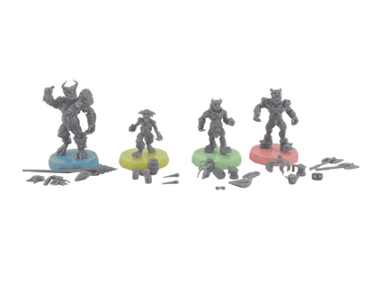 Wave 1 - Tabletop Miniatures - Grunk, Grem, Thwak & Hrar