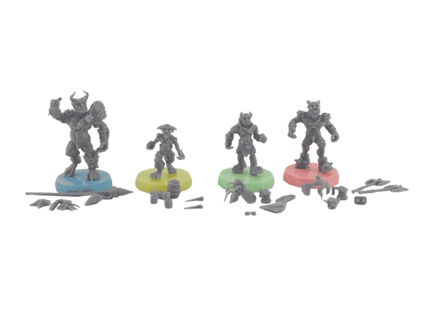 Wave 1 - Tabletop Miniatures - Grunk, Grem, Thwak & Hrar