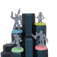 Wave 1 - Tabletop Miniatures - Grunk, Grem, Thwak & Hrar