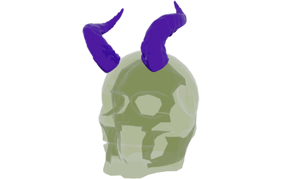 Oatha Magnetic Cosplay Tiefling Horns