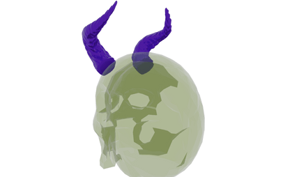 Oatha Magnetic Cosplay Tiefling Horns