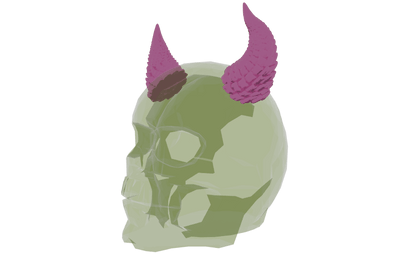 Titanoa Magnetic Cosplay Troll Horns