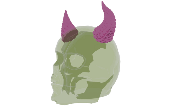 Titanoa Magnetic Cosplay Troll Horns