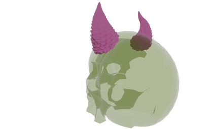 Titanoa Magnetic Cosplay Troll Horns