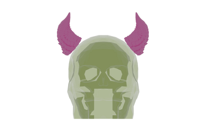 Titanoa Magnetic Cosplay Troll Horns