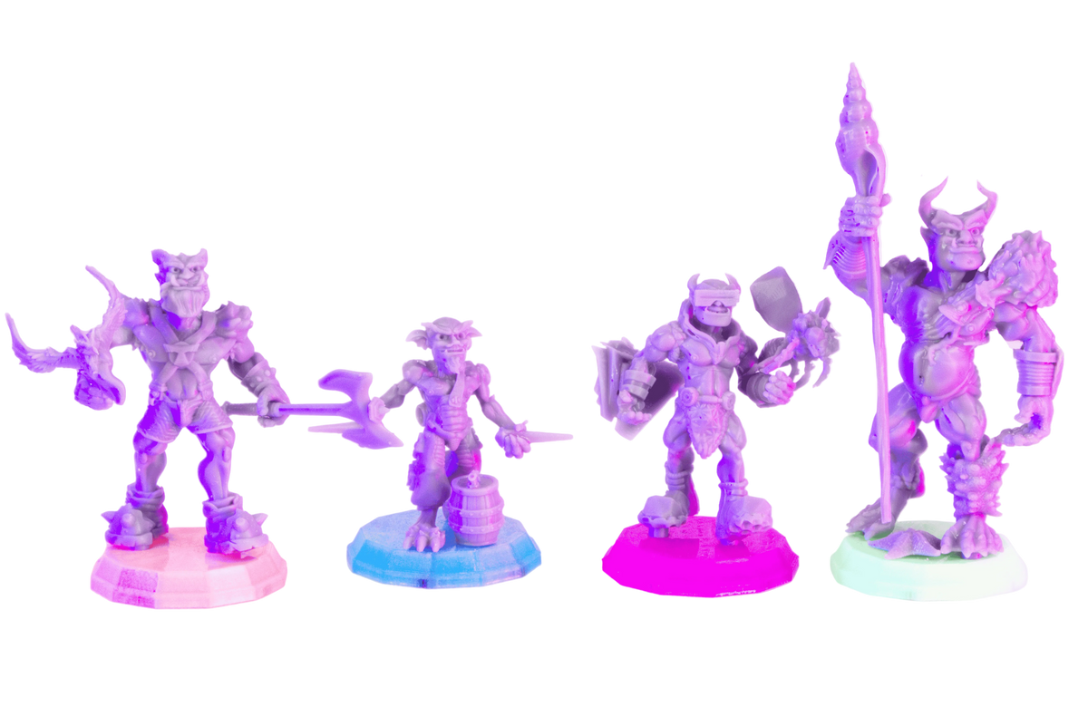 Wave 1 - Tabletop Miniatures - Grunk, Grem, Thwak & Hrar