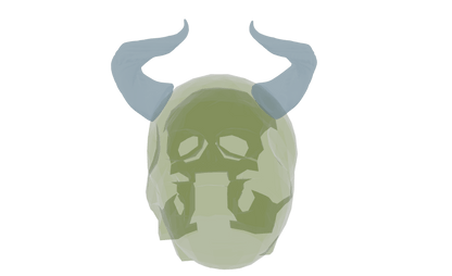 Hrar Magnetic Cosplay Orc Horns