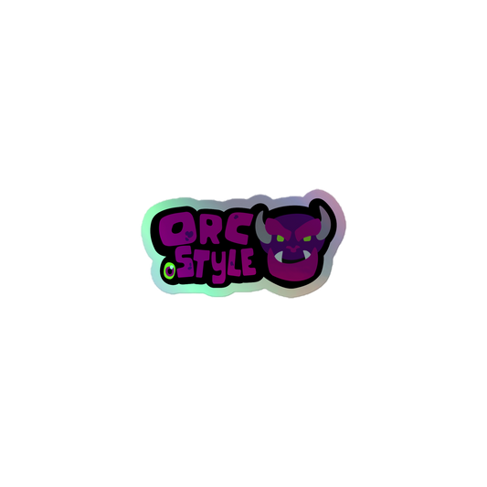 Orc.Style Holographic Sticker