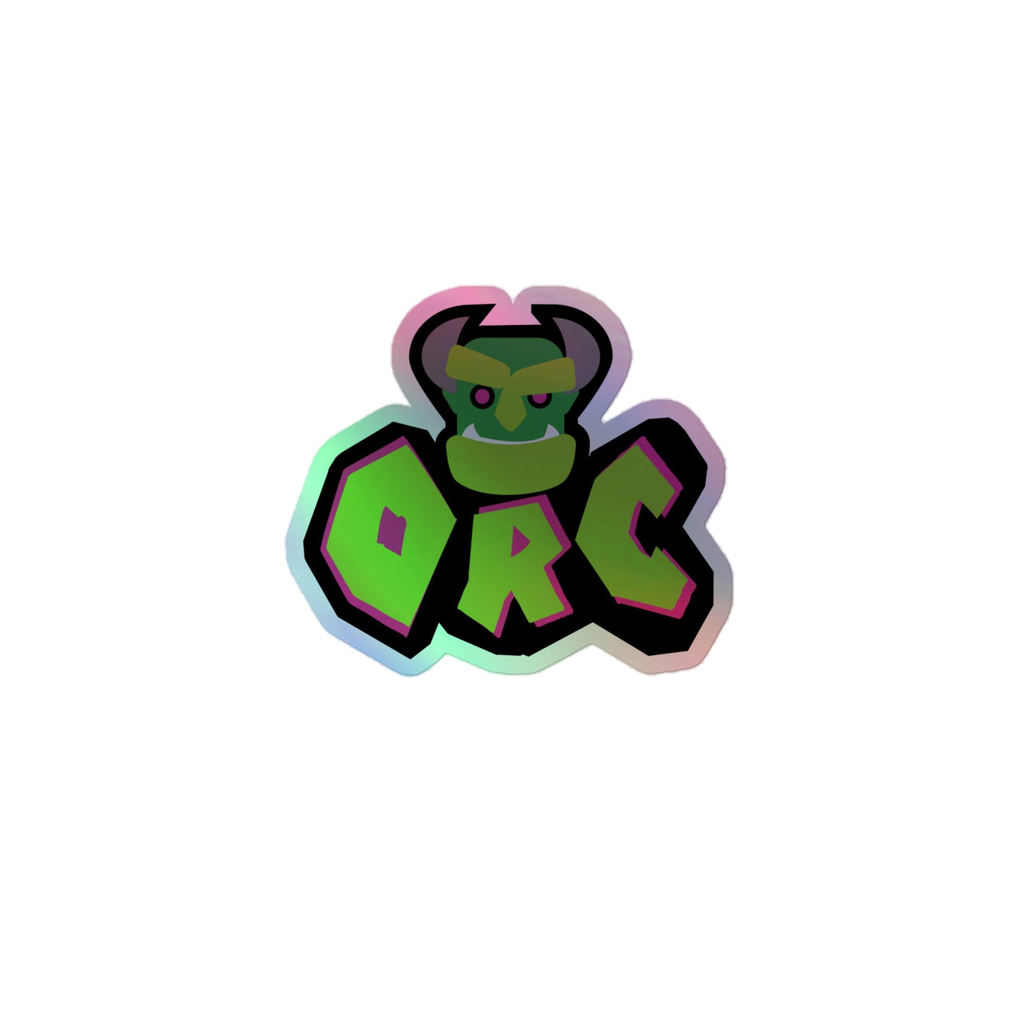 Orc Holographic Sticker