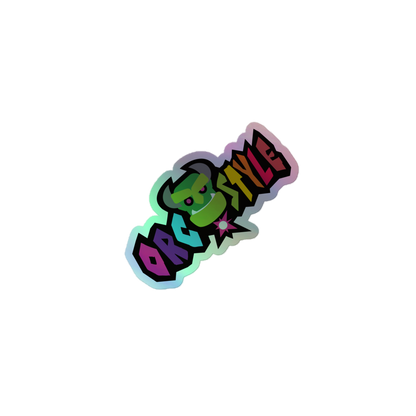 Orc.Style Holographic Sticker