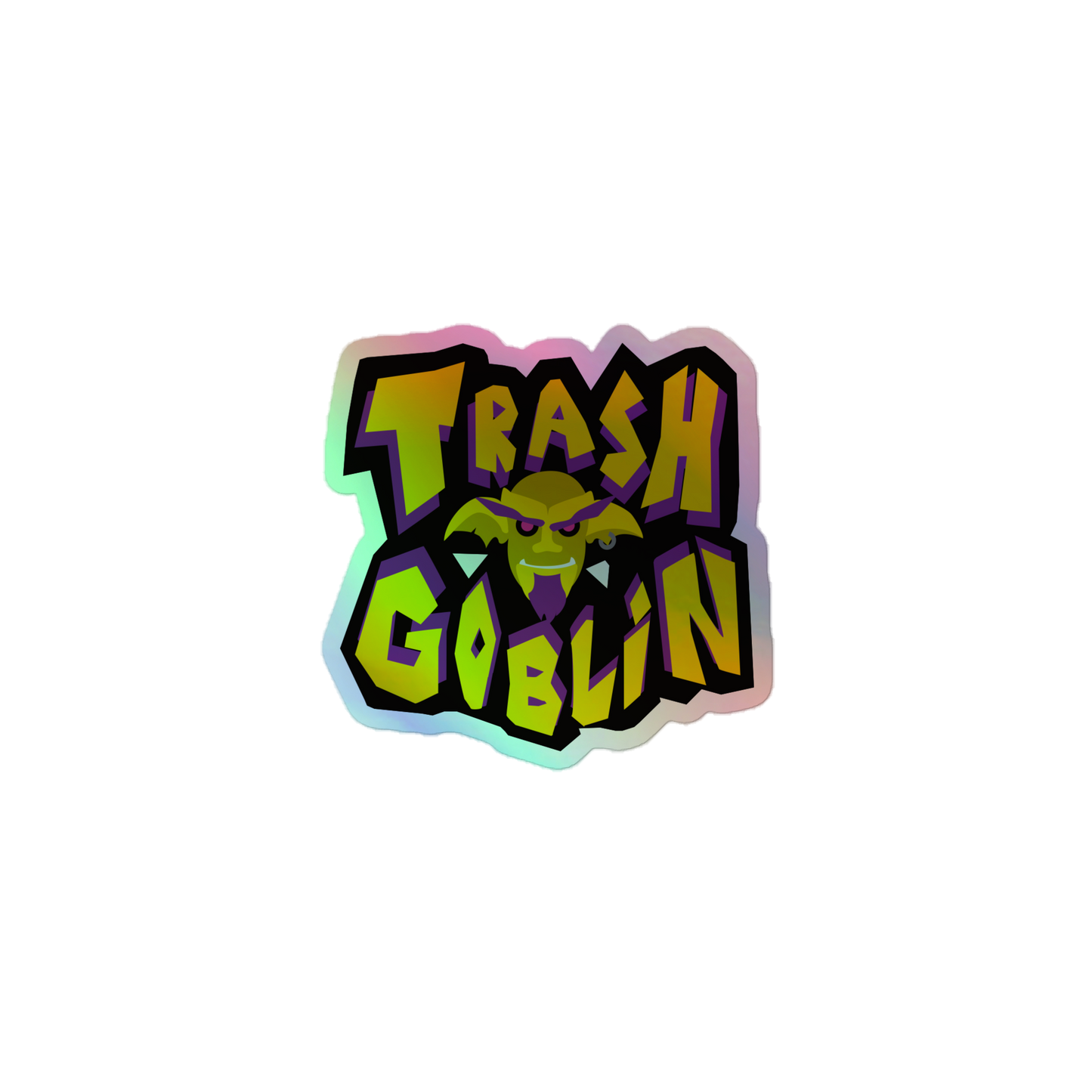 Trash Goblin Holographic Sticker