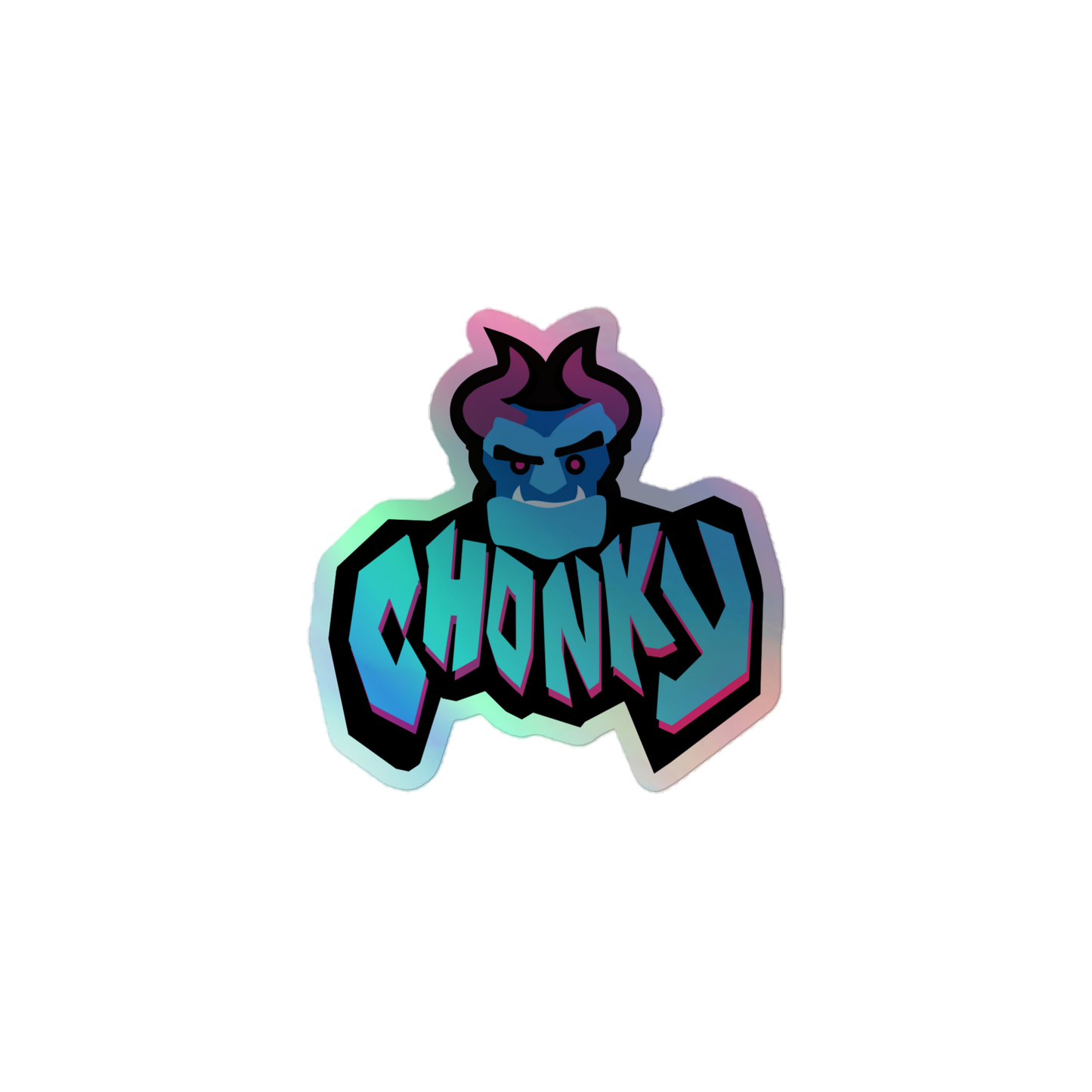 Chonky Holographic Sticker