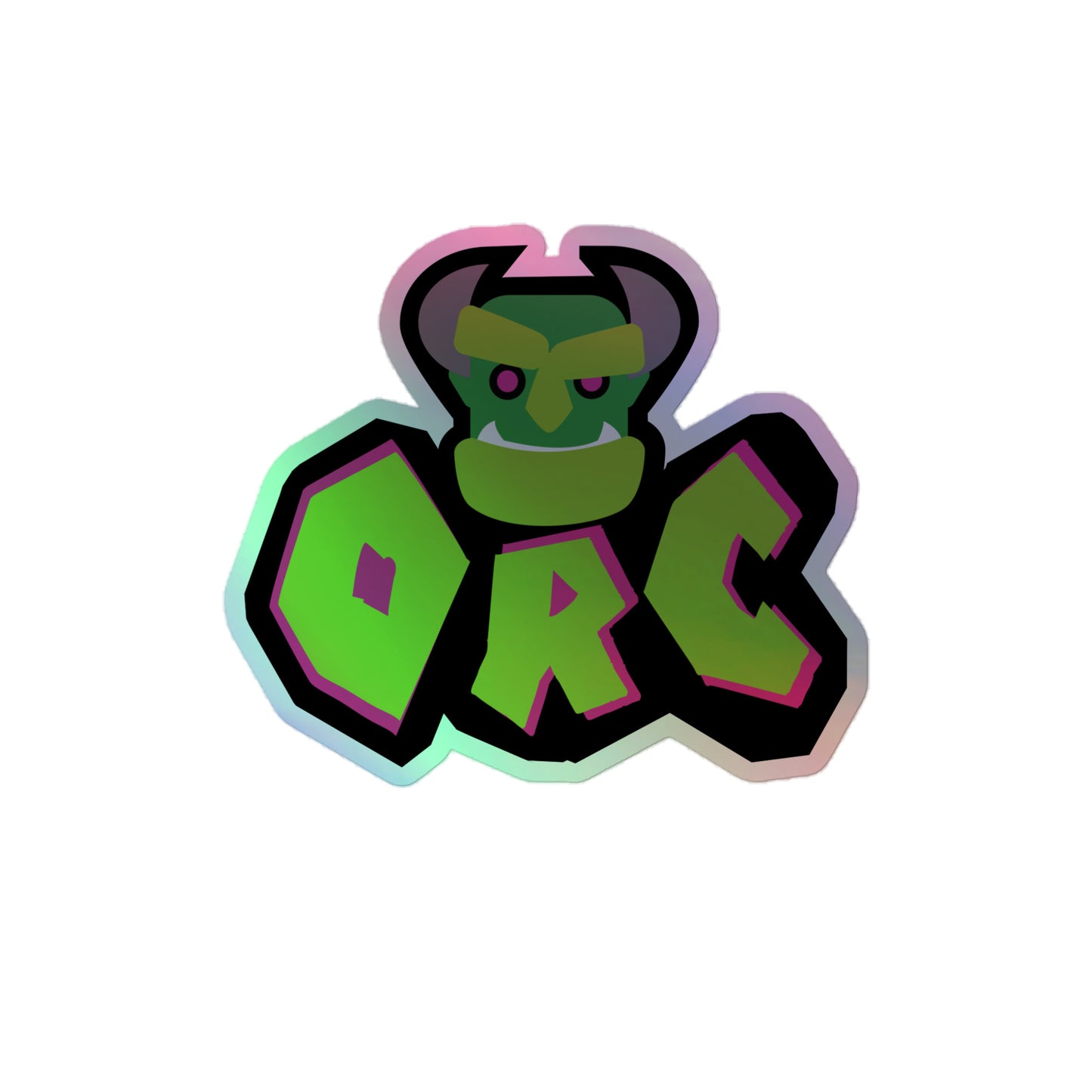 Orc Holographic Sticker