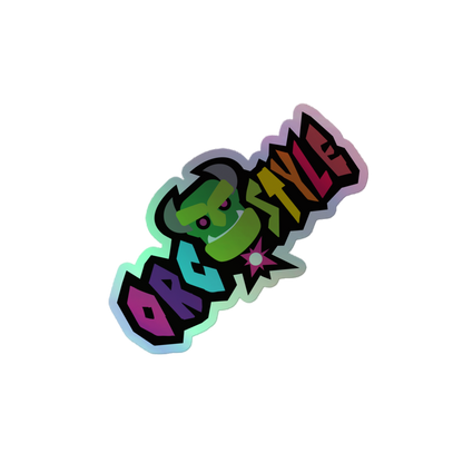 Orc.Style Holographic Sticker