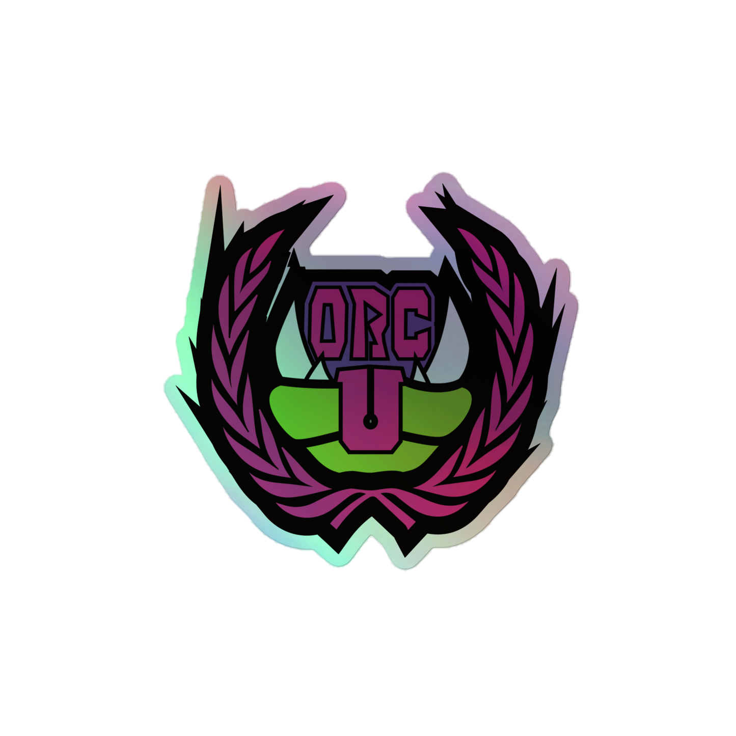 Orc U Holographic Sticker