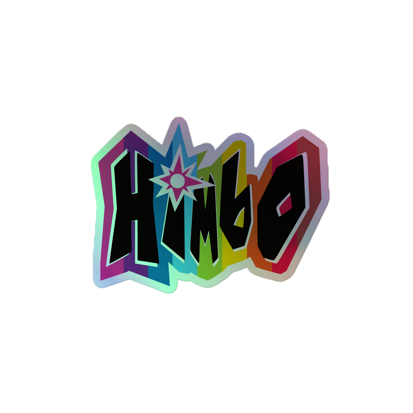 Himbo Pride Holographic Sticker