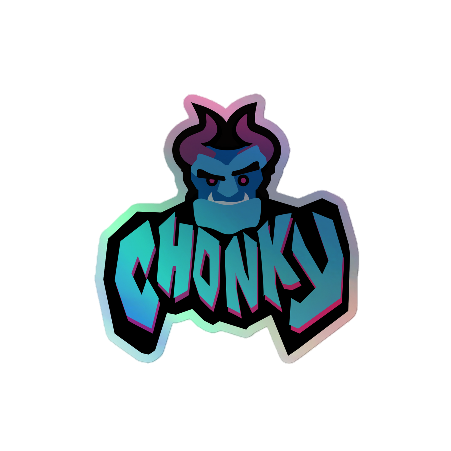 Chonky Holographic Sticker