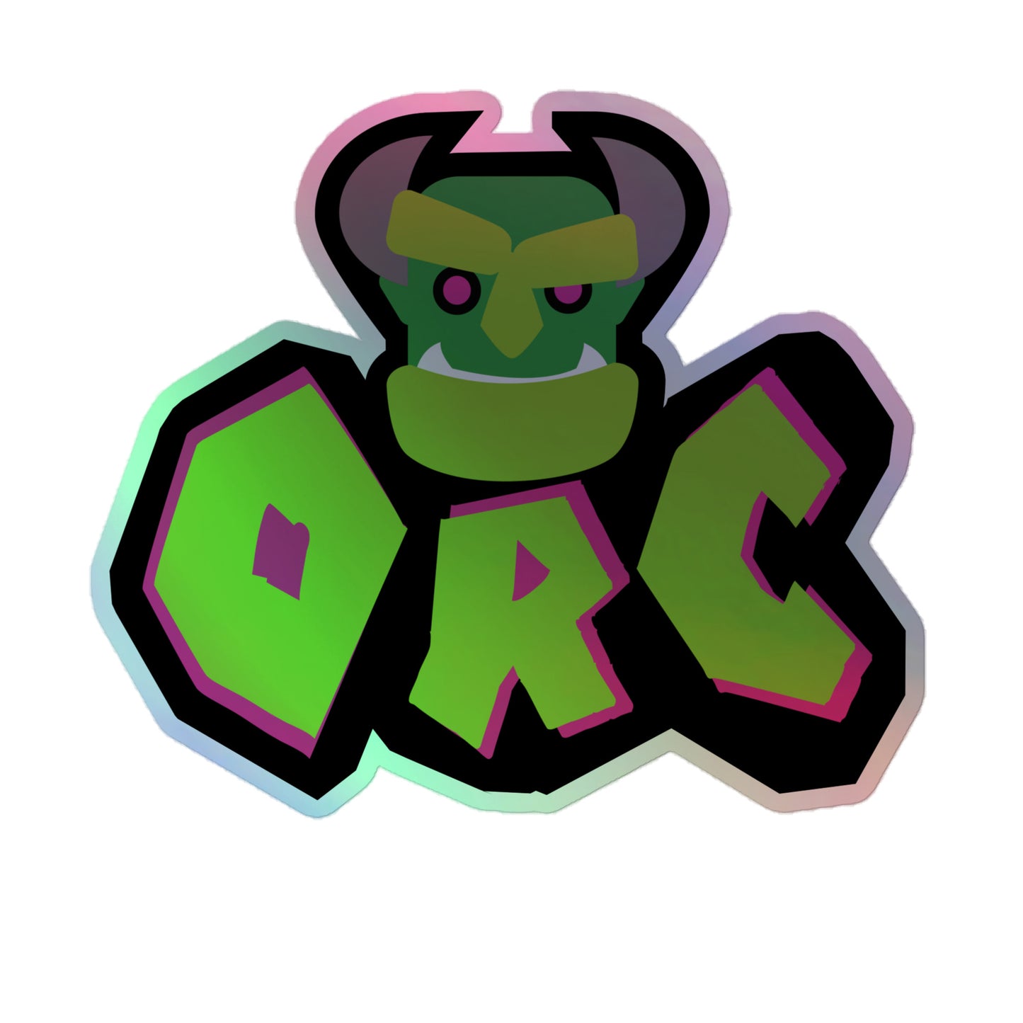 Orc Holographic Sticker