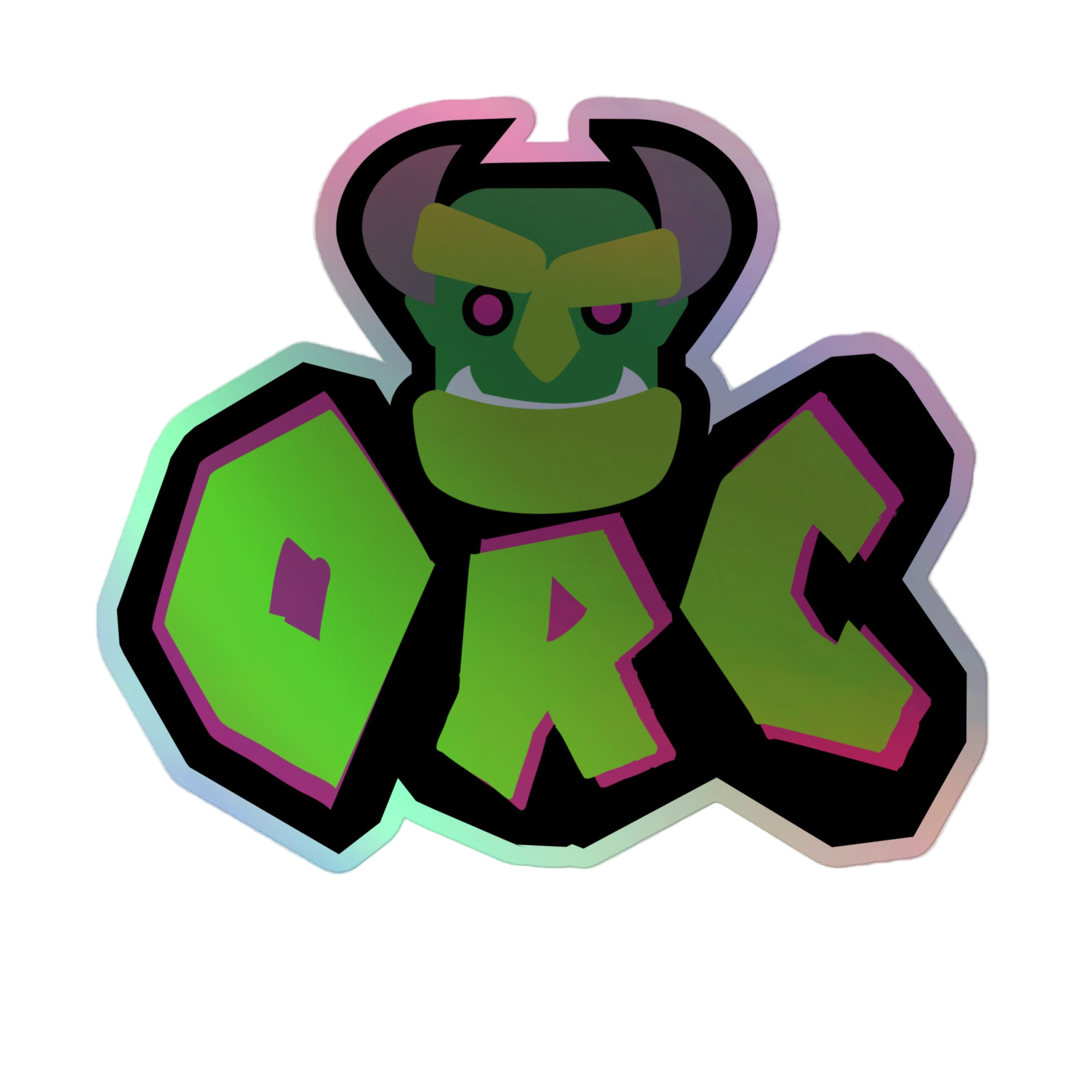 Orc Holographic Sticker – Orc Style