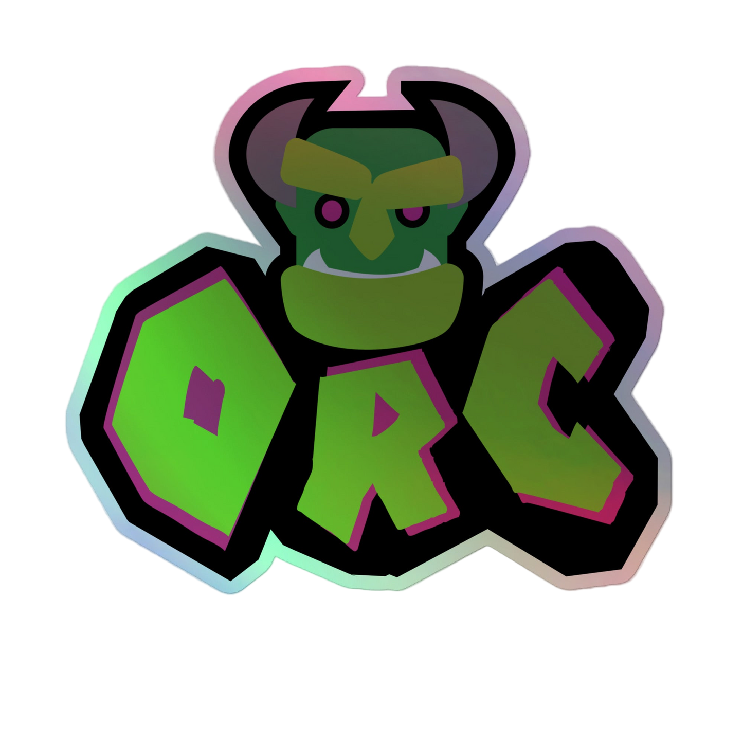 Orc Holographic Sticker