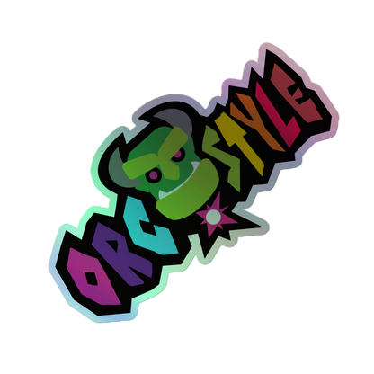 Orc.Style Holographic Sticker