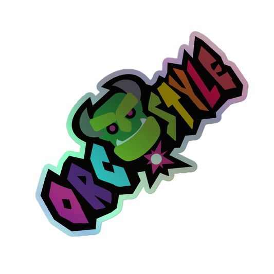 Orc.Style Holographic Sticker