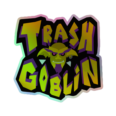 Trash Goblin Holographic Sticker