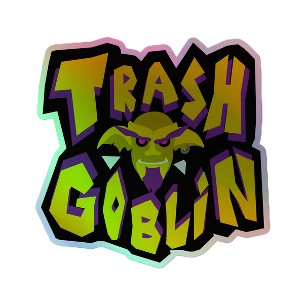 Trash Goblin Holographic Sticker