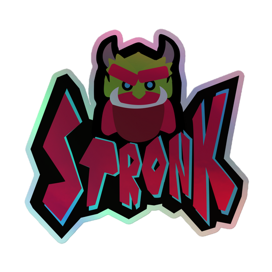 Stronk Holographic Sticker