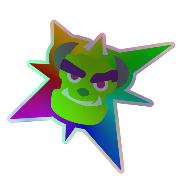 Grunk Logo Holographic stickers